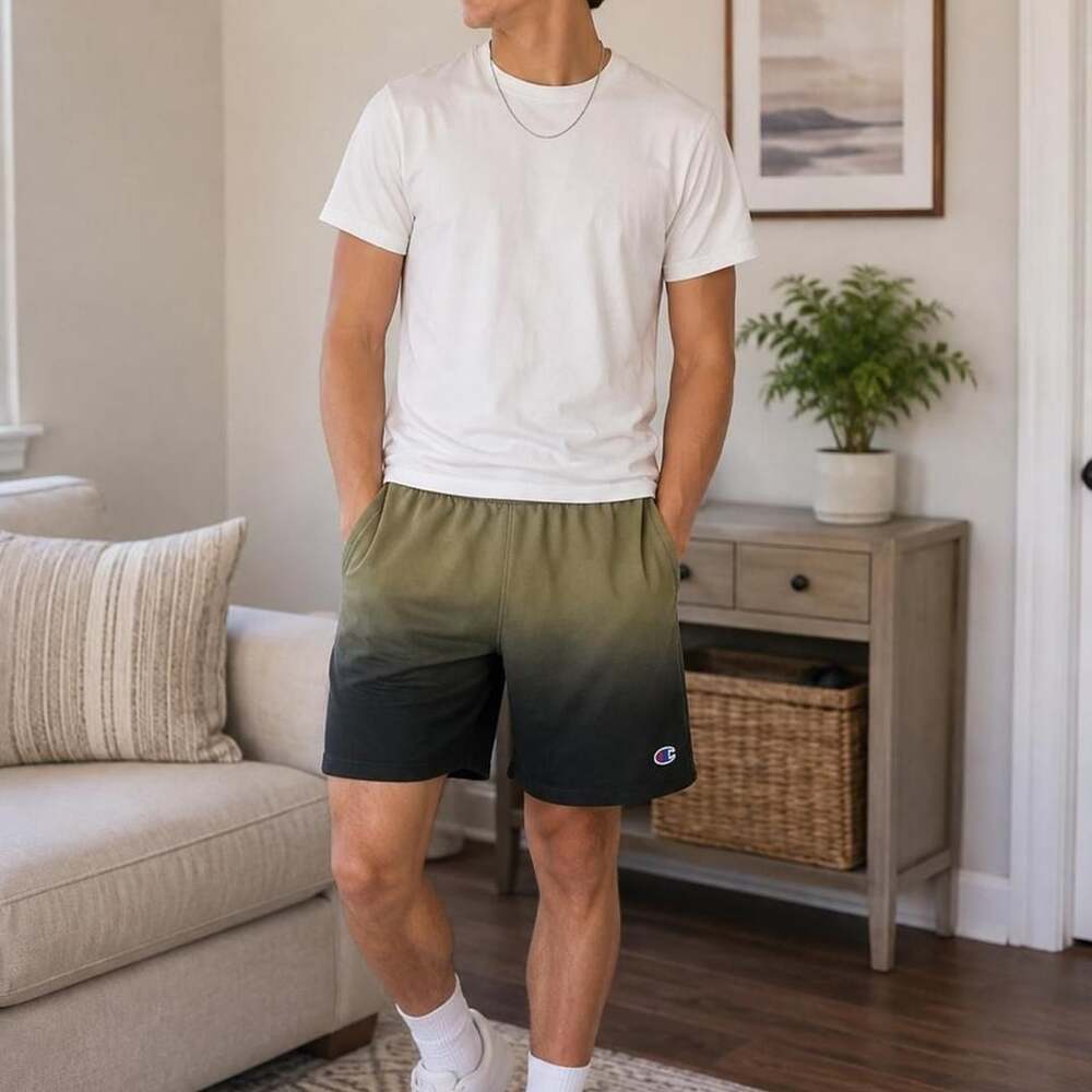 Champion Ombre Gradient Fleece Sweat Shorts